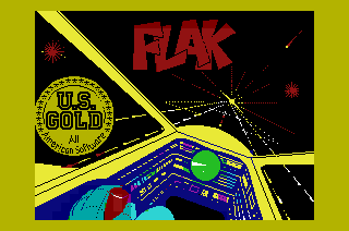 Flak: The Ultimate Flight Experience (ZX Spectrum) screenshot: Loading Screen