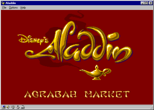 Disney's Aladdin (Windows) screenshot: Level description (Large size)