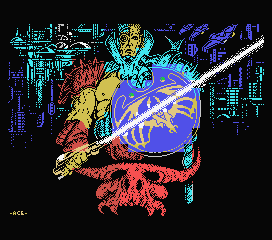 Metropolis (MSX) screenshot: Loading screen