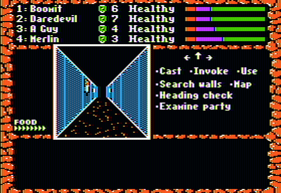 The Dark Heart of Uukrul (Apple II) screenshot: We're off!