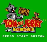 Tom and Jerry: The Movie (Game Gear) screenshot: Title screen