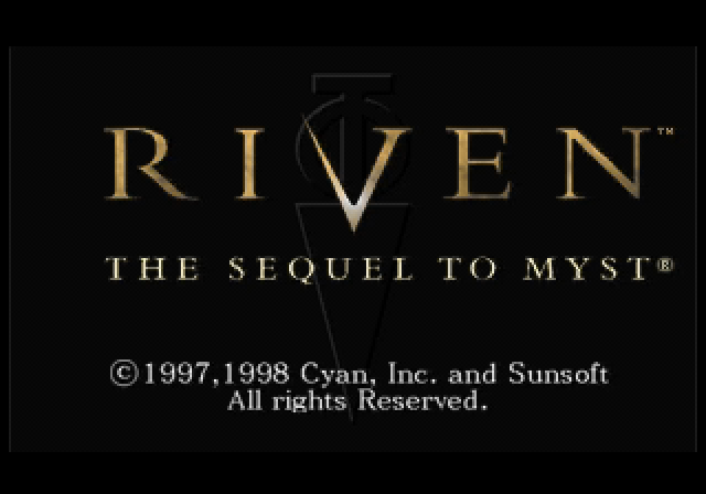 Riven: The Sequel to Myst (SEGA Saturn) screenshot: Title
