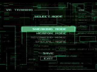 Screenshot of Metal Gear Solid: VR Missions (PlayStation, 1999) - MobyGames