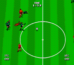 Tecmo World Cup Super Soccer (TurboGrafx CD) screenshot: Hey, why so rude...