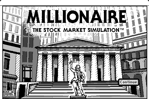 Millionaire: The Stock Market Simulation (Macintosh) screenshot: Title screen