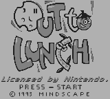 Pierre le Chef is... Out to Lunch (Game Boy) screenshot: Title screen