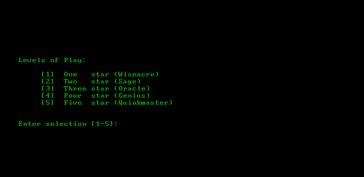 Screenshot of Quink (DOS, 1985) - MobyGames