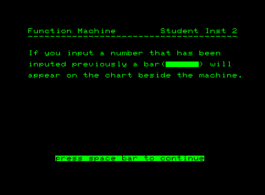 Function Machine (Commodore PET/CBM) screenshot: ...continued