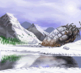Warriors of Might and Magic (Game Boy Color) screenshot: Icedale - the Second place...