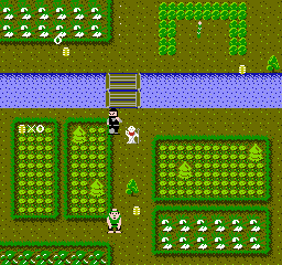 Ikki (NES) screenshot: Starting out