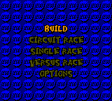 LEGO Racers (Game Boy Color) screenshot: Main Menu