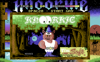 Knoorkie (Commodore 64) screenshot: Title screen