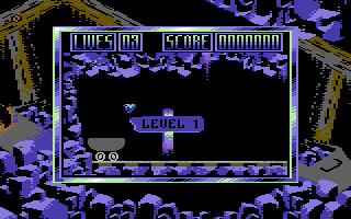 Under the Ground (Commodore 64) screenshot: Level 1