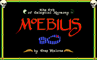 Moebius: The Orb of Celestial Harmony (Amiga) screenshot: Moebius title screen
