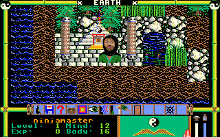 Moebius: The Orb of Celestial Harmony (Amiga) screenshot: Starting the adventure