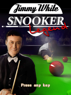 Jimmy White Snooker Legend (J2ME) screenshot: Title screen