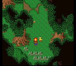 Final Fantasy V (SNES) screenshot: Yo Bartz, can you please pass the barbecue sauce? Much obliged