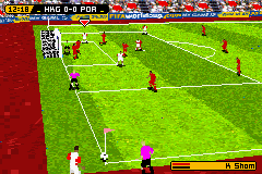FIFA World Cup: Germany 2006 (Game Boy Advance) screenshot: Corner kick