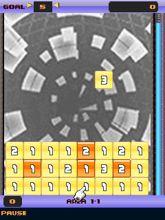 Rubik's Numbolution (J2ME) screenshot: Starting out...