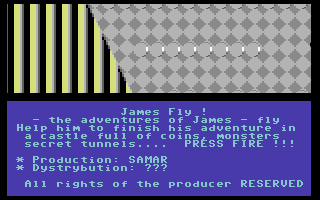 James Fly (Commodore 64) screenshot: Game info