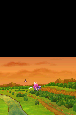 <small>Dragon Quest IX: Sentinels of the Starry Skies (Nintendo DS) screenshot:</small><br> Whee, flying! We should do this more often.
