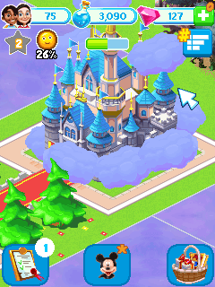 Disney Magic Kingdoms (J2ME) screenshot: Clearing the castle of its curse