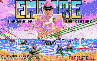 Empire: Wargame of the Century (Amiga) screenshot: Title screen