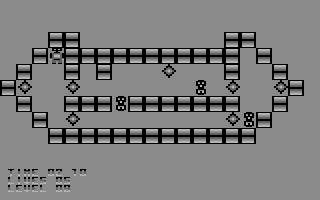 Deadly Crystals (Commodore 64) screenshot: Level 9