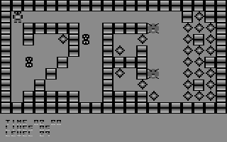 Deadly Crystals (Commodore 64) screenshot: Level 27