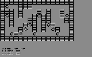 Deadly Crystals (Commodore 64) screenshot: Level 26