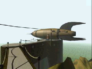 Myst (Windows Mobile) screenshot: The rocket ship