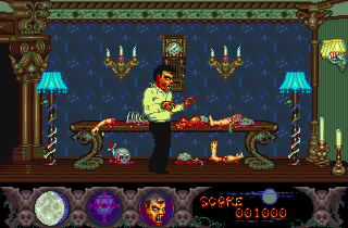 Fright Night (Amiga) screenshot: A gory room