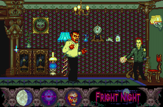 Fright Night (Amiga) screenshot: Another victim