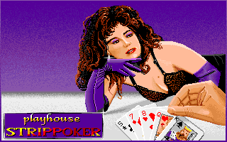 Playhouse Strippoker (Amiga) screenshot: Title screen