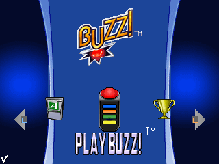 Buzz! The Mobile Quiz (J2ME) screenshot: Main menu