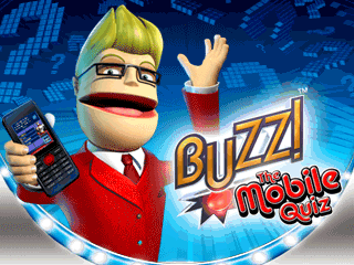 Buzz! The Mobile Quiz (J2ME) screenshot: Title screen