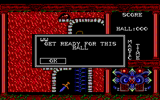 Realm of the Trolls (Amiga) screenshot: Entering the hall