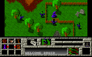 Enlightenment (Amiga) screenshot: Starting a new game.