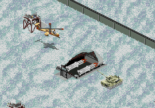 Jungle Strike (Genesis) screenshot: Hidden war heads.