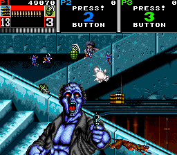 Screenshot of Beast Busters (Arcade, 1989) - MobyGames