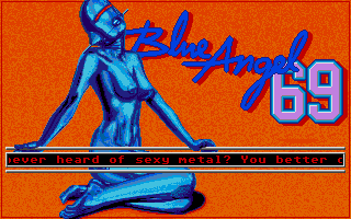 Blue Angel 69 (Atari ST) screenshot: Title Screen and Story
