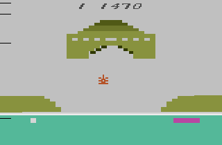 Strategy X (Atari 2600) screenshot: I made it to the end of Level 1!