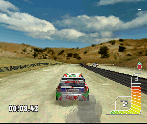 Colin McRae Rally (PlayStation) screenshot: Toyota Corolla in Greece Super Special