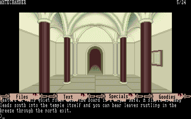 The Guild of Thieves (Amiga) screenshot: Antechamber