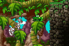 Pinky and The Brain: The Master Plan (Game Boy Advance) screenshot: Forest level