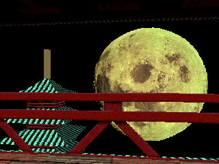 LSD: Dream Emulator (PlayStation) screenshot: Full moon