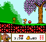 Tom & Jerry (Game Boy Color) screenshot: A fruit? Well, just pick it up and see what we can use it for