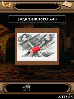 El Internado Laguna Negra: El Juego Móvil (J2ME) screenshot: Looking for clues