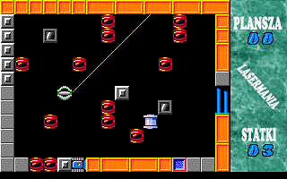 Lasermania (DOS) screenshot: Level 1