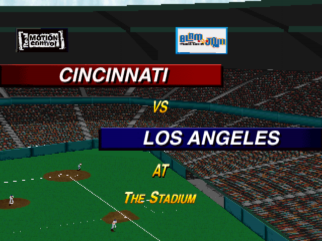 3D Baseball (PlayStation) screenshot: The Stadium.
